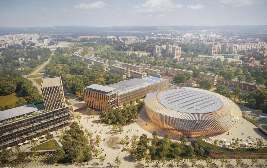 České Budějovice: Multifunkční hala za miliardu korun od Wilkinson Eyre do roku 2028