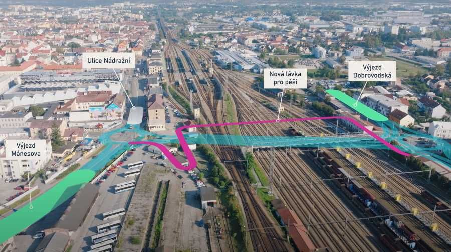 České Budějovice: Stavební povolení pro 4,5 miliardový podjezd, obavy z dopravního chaosu