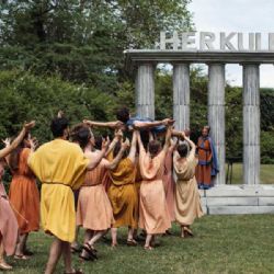 Herkules ožívá na točně v Krumlově: Výpravná premiéra