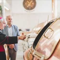 Biskup požehnal zvláštní várce Budějovického Budvaru a to letos již po šesté
