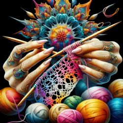 Výstava starého řemesla paličkování