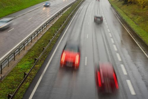 obrázek:Citroën v protisměru zastavil provoz na dálnici D3