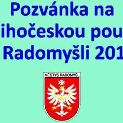 Pozvánka na Jihočeskou pouť v Radomyšli